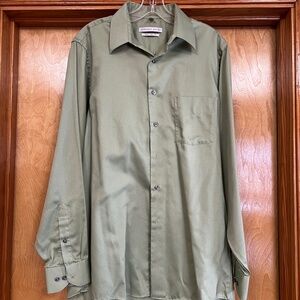 Men’s Geoffrey Beene Green Dress Shirt